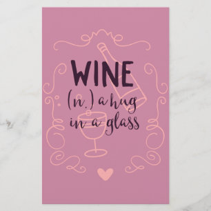 Funny Wine ist ein Schluck in einem Glas