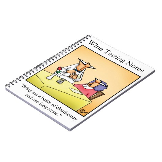 Funny Wine Journal-Geschenk Notizblock (Linke Seite)