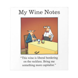 Funny Wine Journal "Spectickles" Geschenk Notizblock