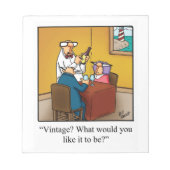 Funny Wine Journal "Spectickles" Geschenk Notizblock (Vorderseite)