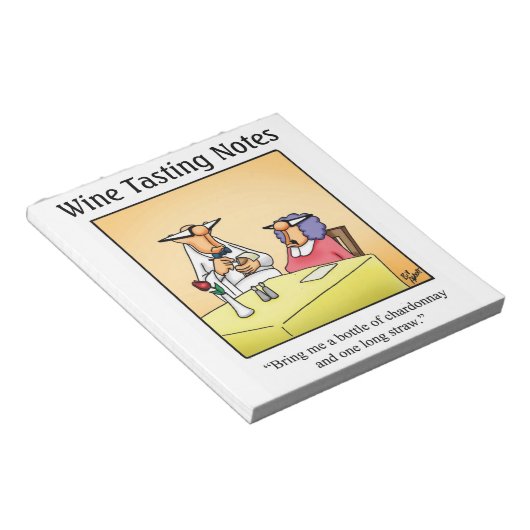 Funny Wine Journal "Spectickles" Geschenk Notizblock (angewinkelt)