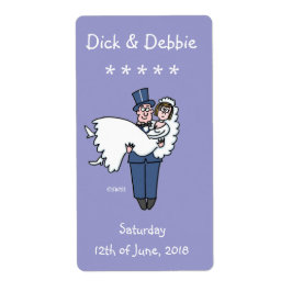 Funny Wine Labels für Hochzeiten 2" x 3,75"