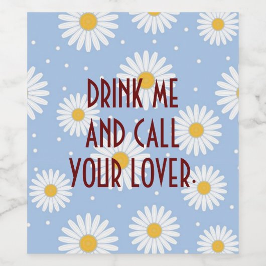 Funny Wine Labels! Weinetikett (Einzelnes Label)