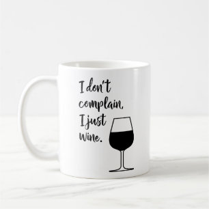 Funny Wine Liebhaber des Sprichworts  Kaffeetasse