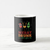 Funny Wine Lover Merry Betrunken Ich bin Weihnacht Kaffeetasse (Mittel)