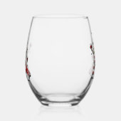 Funny Wine Lover/Snowman Weinglas Ohne Stiel (Links)