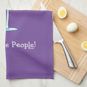 Funny Wine Lovers Geschirrtuch (Viertel Falte)