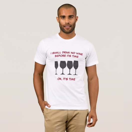 Funny Wine Men-T - Shirt (Vorne ganz)