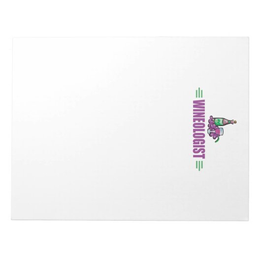 Funny Wine Notizblock (Vorderseite)