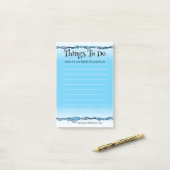 Funny Wine O'Clock Wasser Post-it Klebezettel (Auf Schreibtisch)