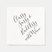 Funny Wine Party Napkins Serviette (Vorderseite)