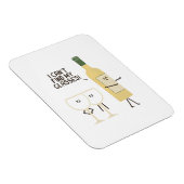 Funny Wine Pun I Can't Find My Glasses Magnet  (Rechte Seite)