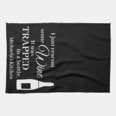 Funny Wine Quote Spaß Niedlich Geschirrtuch (Horizontal)