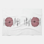 Funny Wine Saying Quote Rescued From Bottle Geschirrtuch (Horizontal)