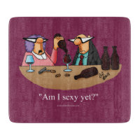 Funny Wine Spaß Cutting Board