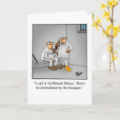 Funny Wine Spaß Geburtstagskarte Karte (Gelbe Blume)