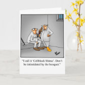 Funny Wine Spaß Geburtstagskarte Karte (Gelbe Blume)