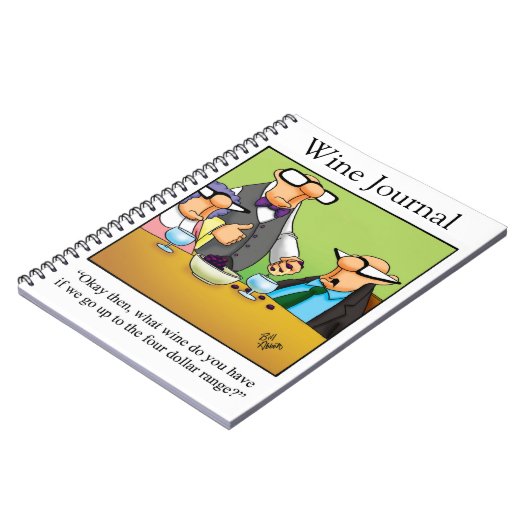 Funny Wine Spaß Journal-Geschenk Notizblock (Linke Seite)