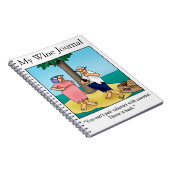 Funny Wine Spaß Journal-Geschenk Notizblock (Rechte Seite)