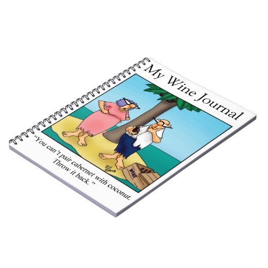 Funny Wine Spaß Journal-Geschenk Notizblock (Linke Seite)