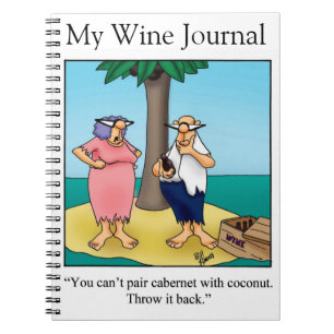 Funny Wine Spaß Journal-Geschenk Notizblock
