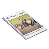 Funny Wine Spaß Journal-Geschenk Notizblock (Rechte Seite)