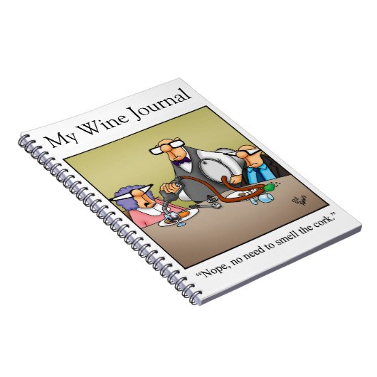 Funny Wine Spaß Journal-Geschenk Notizblock (Rechte Seite)