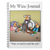 Funny Wine Spaß Journal-Geschenk Notizblock (Vorderseite)