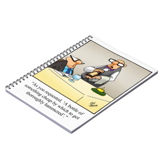 Funny Wine Spaß Journal-Geschenk Notizblock (Linke Seite)