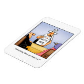 Funny Wine Spaß Magnet Geschenk (Linke Seite)