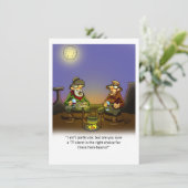 Funny Wine Spaß Party Einladung (Stehend Vorderseite)