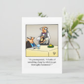 Funny Wine Spaß Party Einladungen (Stehend Vorderseite)