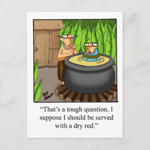 Funny Wine Spaß Postcard "Spectickles" Postkarte