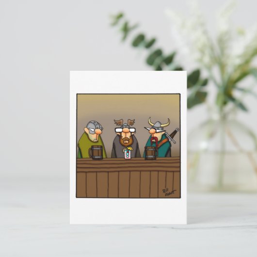 Funny Wine Spaß Postcard "Spectickles" Postkarte (Stehend Vorderseite)