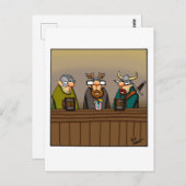 Funny Wine Spaß Postcard "Spectickles" Postkarte (Vorne/Hinten)