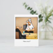 Funny Wine Spaß Postcard "Spectickles" Postkarte (Stehend Vorderseite)