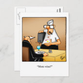 Funny Wine Spaß Postcard "Spectickles" Postkarte (Vorne/Hinten)