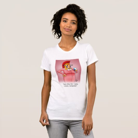Funny Wine Spaß Tee Shirt (Vorne ganz)