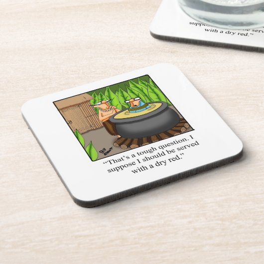 Funny Wine Spaß Untersetzer Set (Linke Seite)