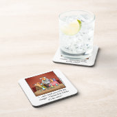 Funny Wine Spaß Untersetzer Set (Rechte Seite)