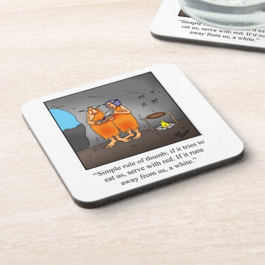 Funny Wine Spaß Untersetzer Set (Linke Seite)