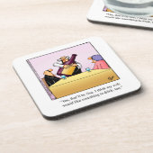 Funny Wine Spaß Untersetzer Set (Linke Seite)