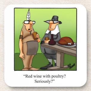 Funny Wine Spaß Untersetzer Set