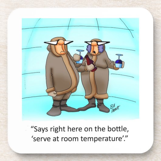 Funny Wine Spaß Untersetzer Set (Vorderseite)