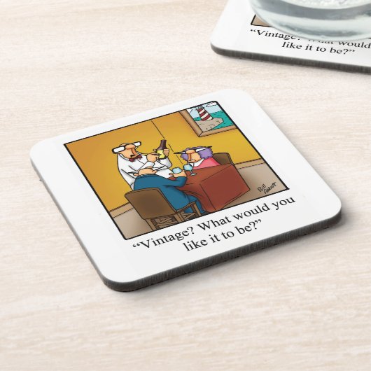 Funny Wine Spaß Untersetzer Set "Spectickles" (Linke Seite)