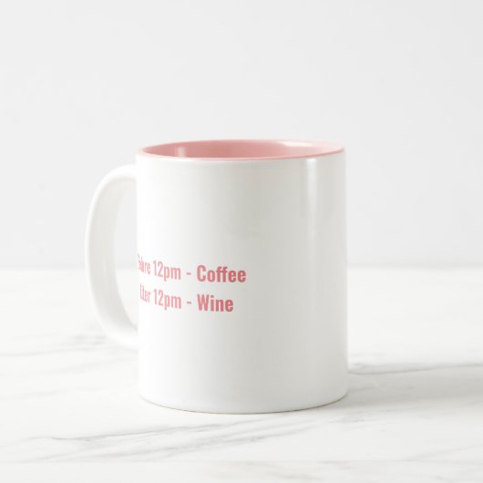 Funny Wine Tasse (Vorderseite Links)