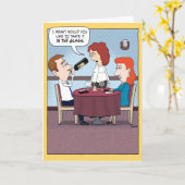 Funny Wine Taster Geburtstagkarte Karte (Gelbe Blume)