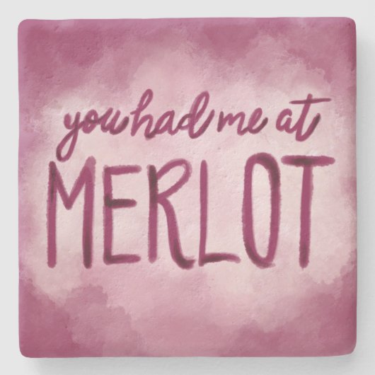 Funny wine Untersetzer Weingeschenk hatten Sie mic (Vorderseite)