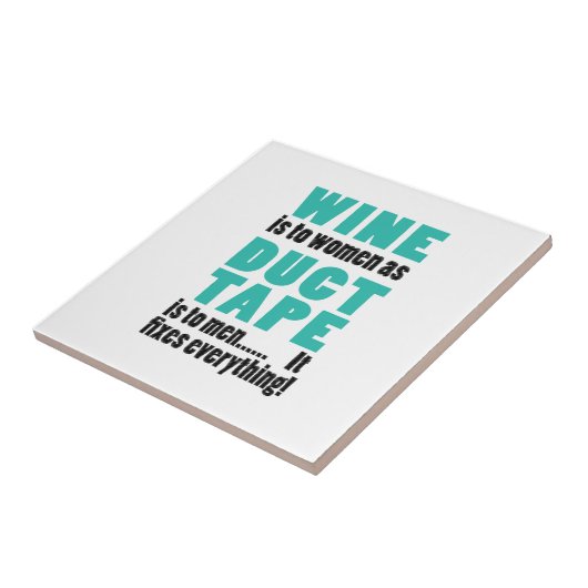 Funny Wine Workout Fliese (Seite)