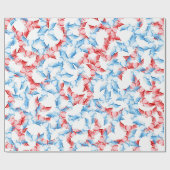 Funny Wing Liebe Pattern Geschenkpapier (Flach)